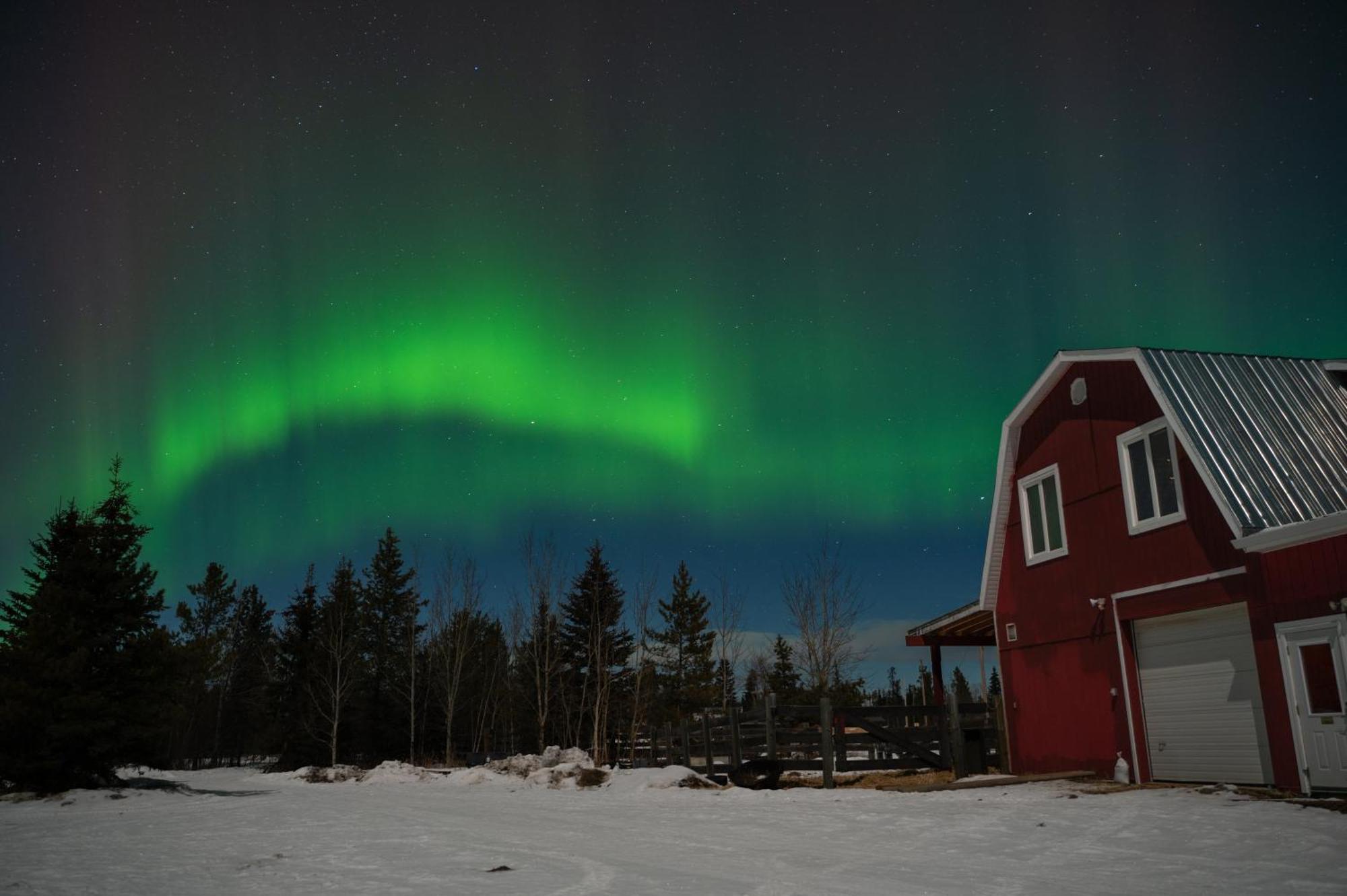 Ferienwohnung The Big Red Barn Whitehorse Exterior foto
